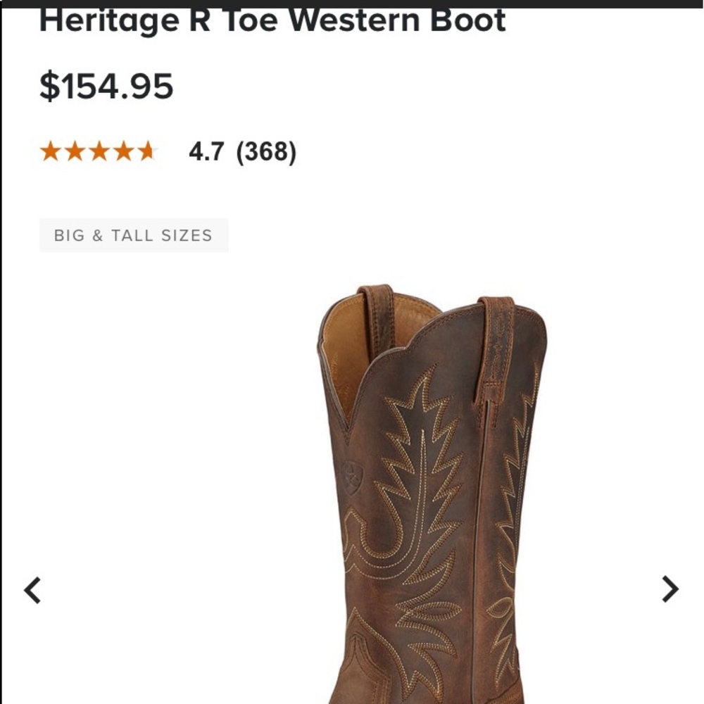 Womens Ariat Heritage Boots